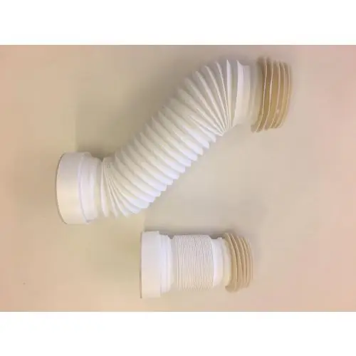 Uittrekbare flexibele WC afvoer 30-57cm wit Must-Have