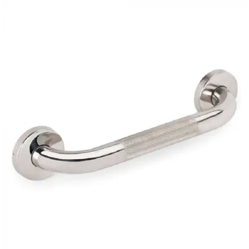 Badgreep 40cm chroom met anti slip handvat Seizoensaanbieding