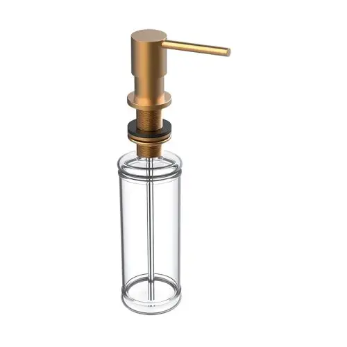 Inbouw zeepdispenser Lux koper voor bladmontage Dagaanbieding