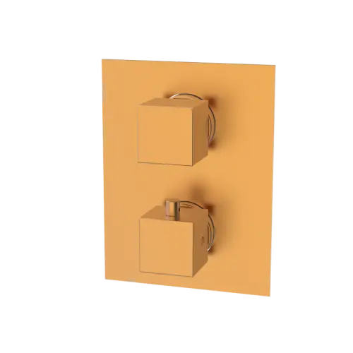 Finale Uitverkoop Thermostatische inbouwkraan Kala met omstelregeling 1-, 2- of 3-wegs Koper PVD