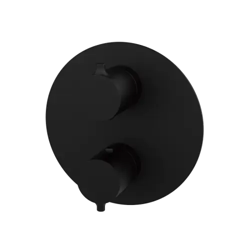 Thermostatische inbouwkraan Time met omstelregeling 1-, 2- of 3-wegs Gunmetal Flitsaanbieding