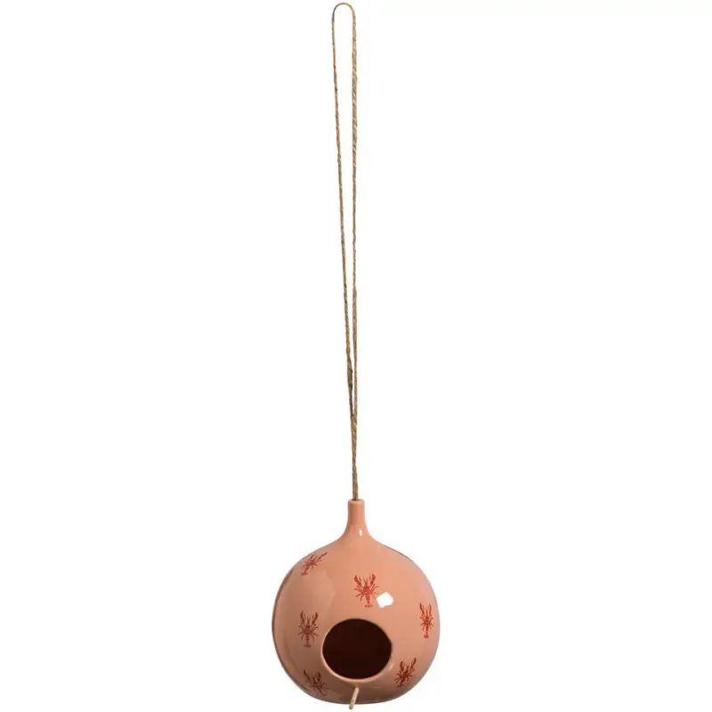 Exclusieve Aanbieding Vogelhuisje Lobster Roze/Rood