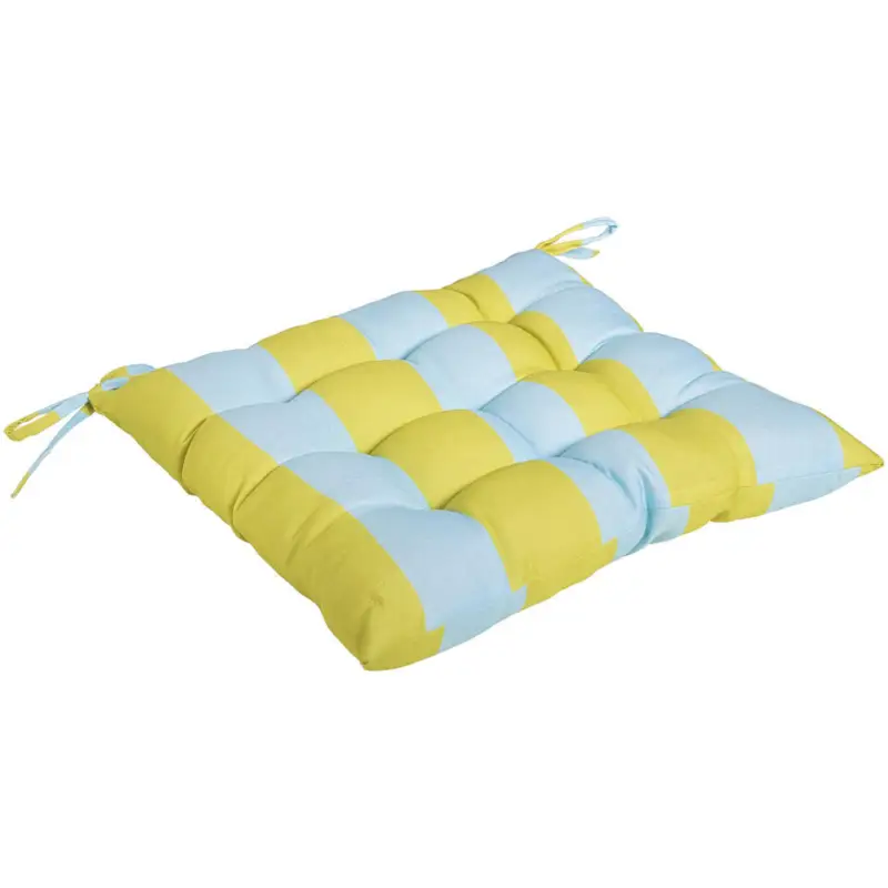 Tuinkussen Streep Geel/Blauw Op = Op