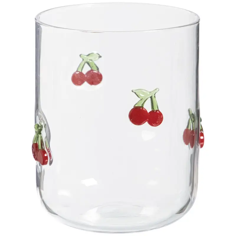Merkproduct Waterglas Kersen 3D - 350 ml