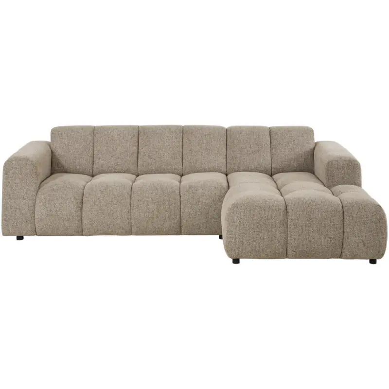 Hoekbank Carino Rechts Taupe Aanbieding