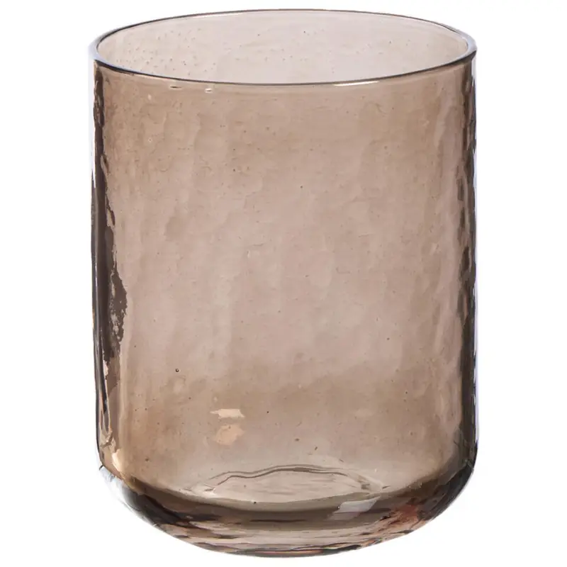 Waterglas Hammered Bruin 370ml Superprijs