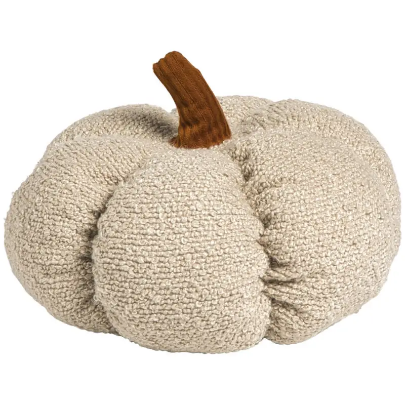Populair Kussen Pompoen Boucle Zand