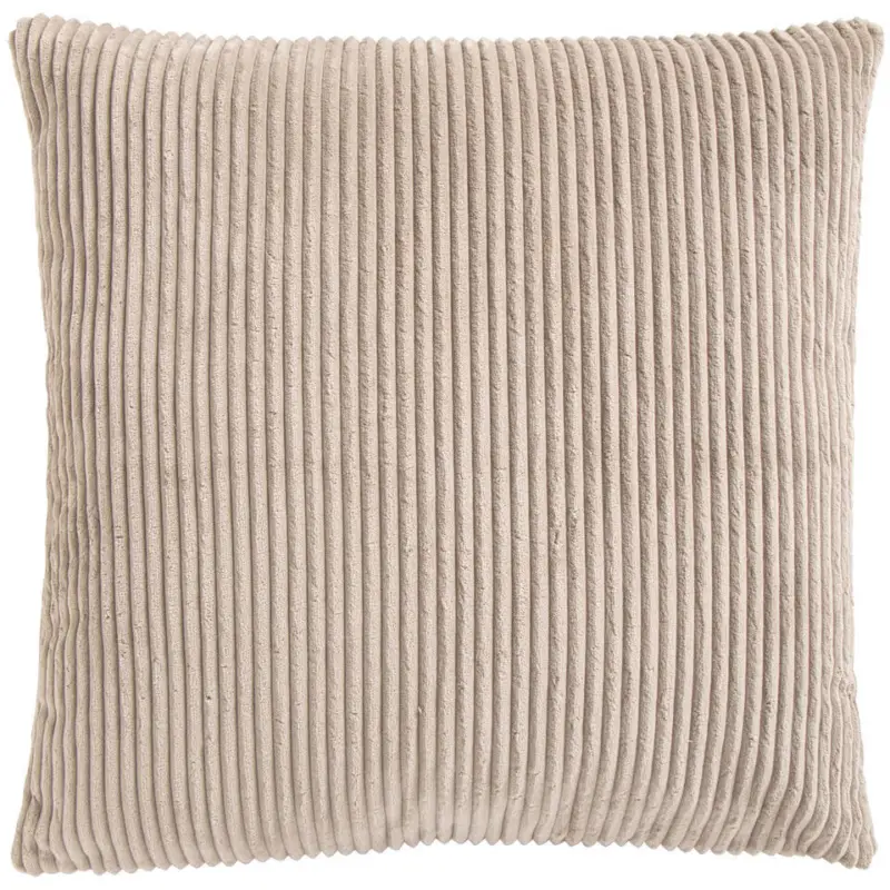 Kussen Ribb Taupe 60x60 cm Aanbieding