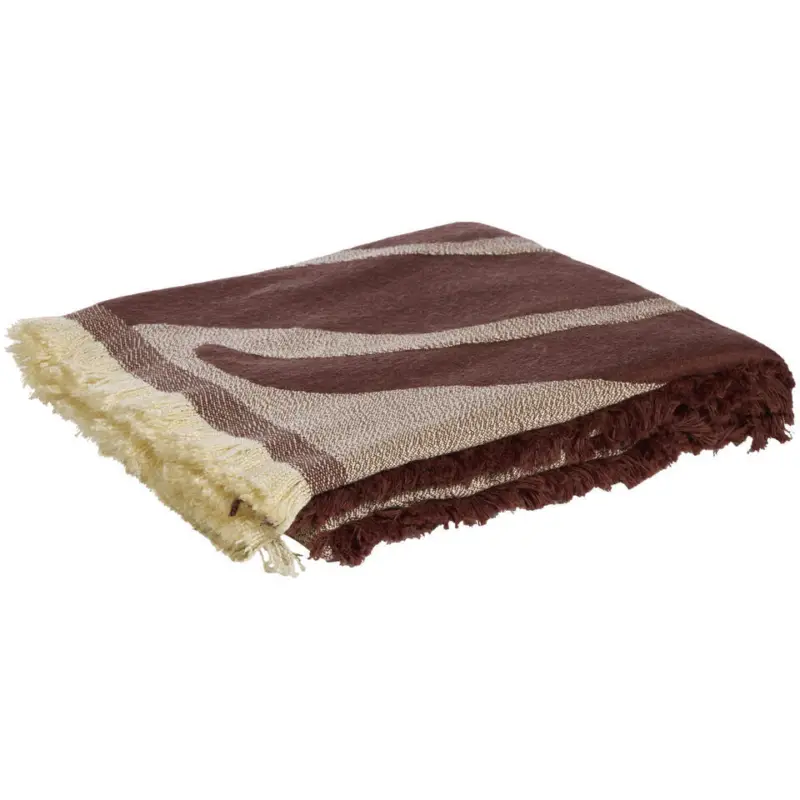 Voordeelprijs Plaid Diano Bordeaux 130x160 cm
