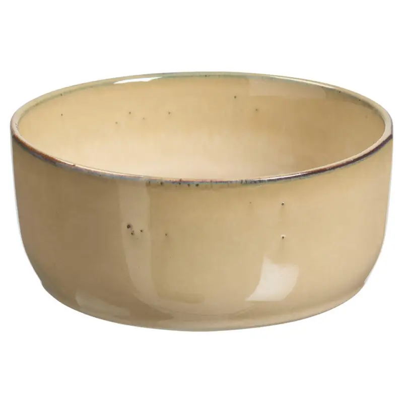 Lage Kosten Schaal Ava Beige - 酶 14 cm