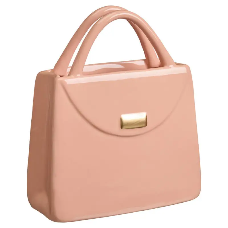 Veilige Betaling Vaas Handtas Roze 24,5 cm