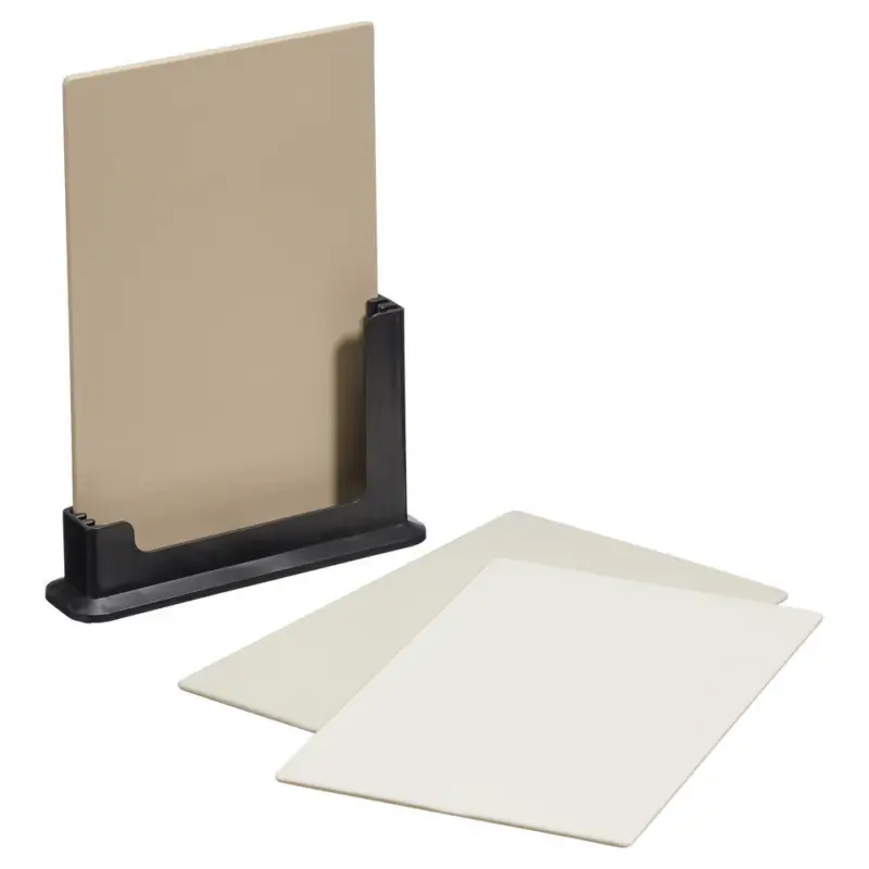 Exclusieve Aanbieding Snijplanken In Houder Taupe 3 Stuks