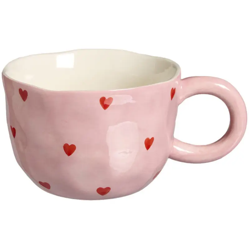 Mok Met Oor Hartjes Roze 240ml Nu Kopen