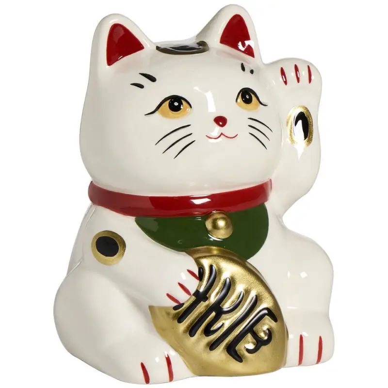Spaarpot Lucky Cat Wit Koop Online