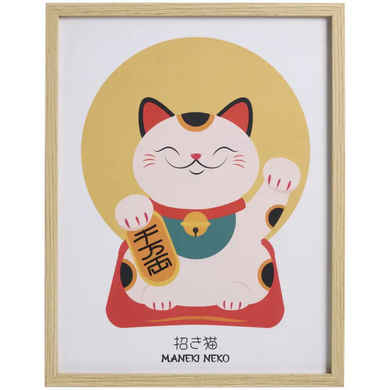 Betaalbaar Poster Luckycat 35x45 cm