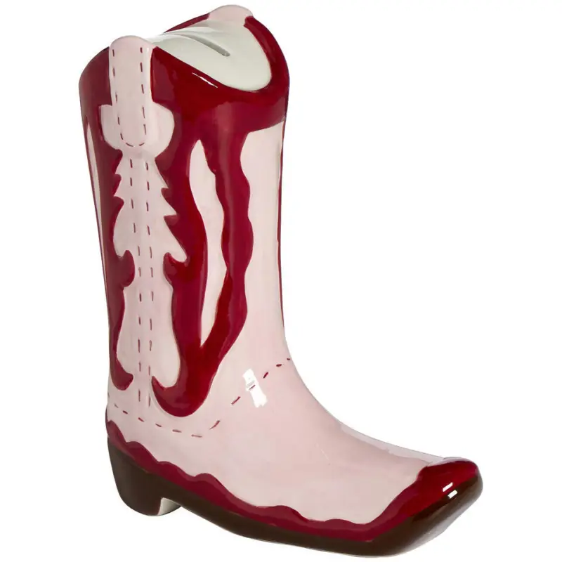 Spaarpot Cowboy Laars Roze Finale Uitverkoop