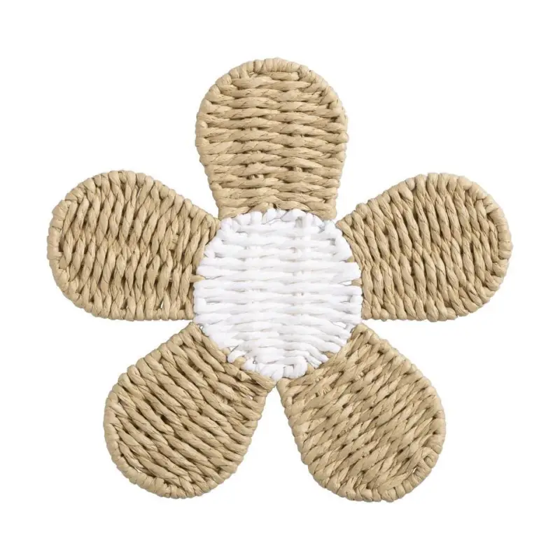 Wanddecoratie Flower Beige Nieuw