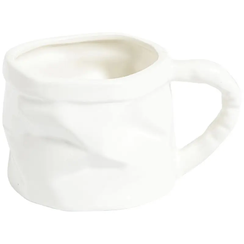 Mok Met Oor Blend Laag Wit 330ml Uitverkoop