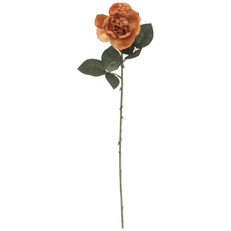 Dagaanbieding Kunstbloem Roos Terra
