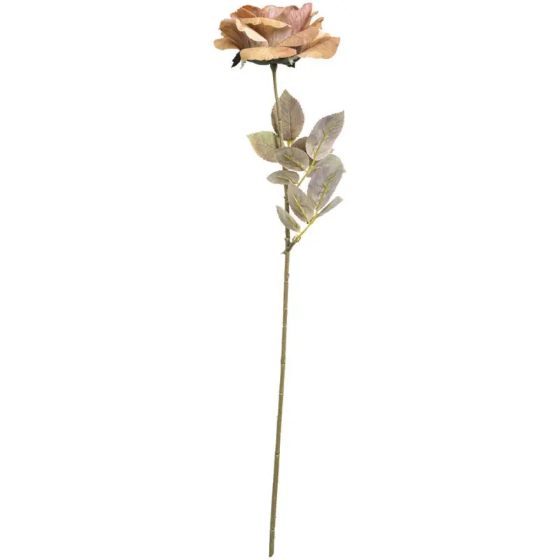 Betaalbaar Kunstbloem Roos Mauve