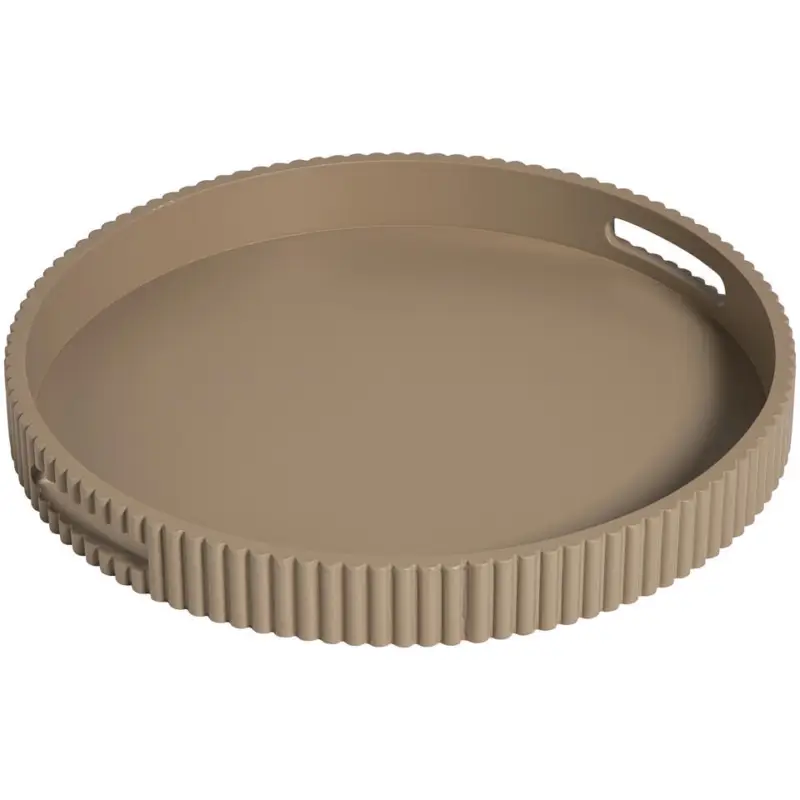 Dienblad Latjes Taupe 鈱€34cm Merkproduct