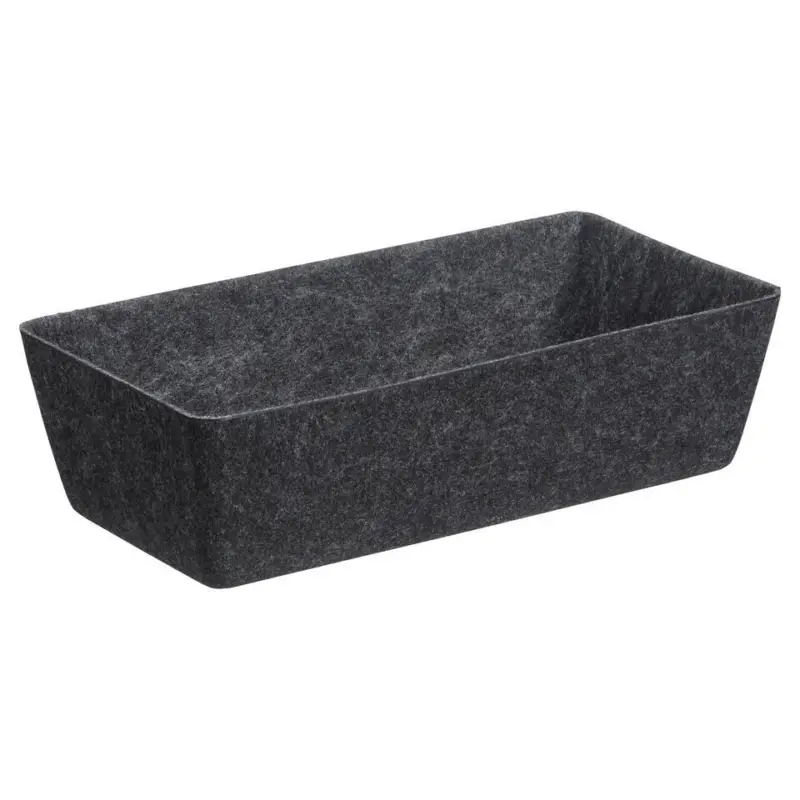 Gratis Retour Opbergmand Vilt Antraciet 38x18,5x10cm