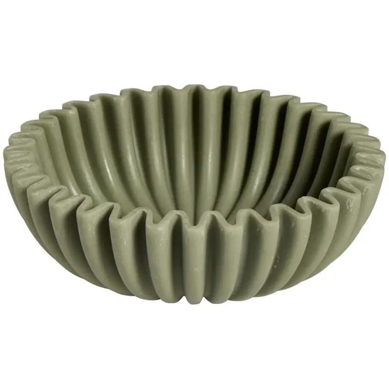Decoratieschaal Wave Groen 酶 20 cm Finale Uitverkoop