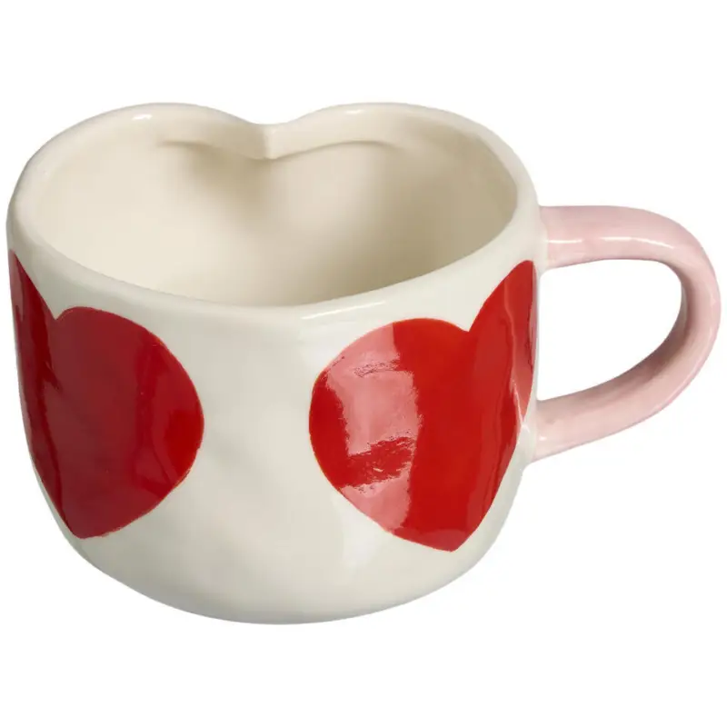 Mok Met Oor L'Amour Hart Rood 260 ml Alleen Vandaag
