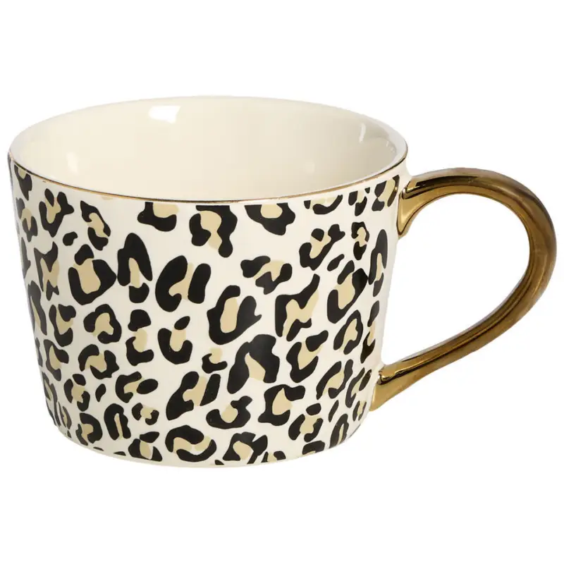Shop Nu Mok Met Oor Gouden Rand Panter 310ml