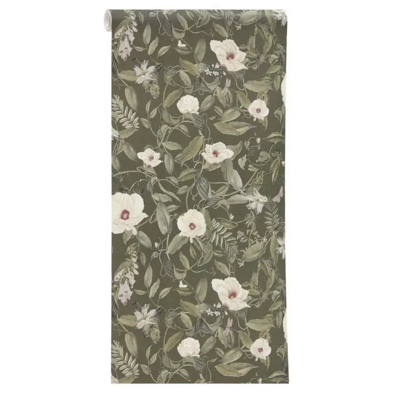 Behang Famke Groen Premium