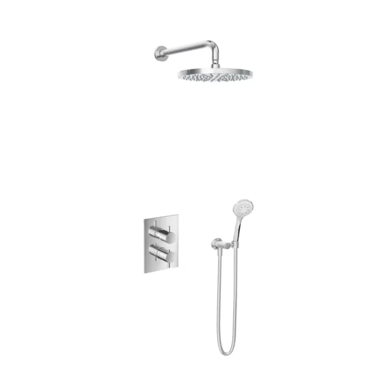 Uitverkoop IBS 2-weg-omstel 3s. handdouche 30cm hoofddouche IBS2ACR15