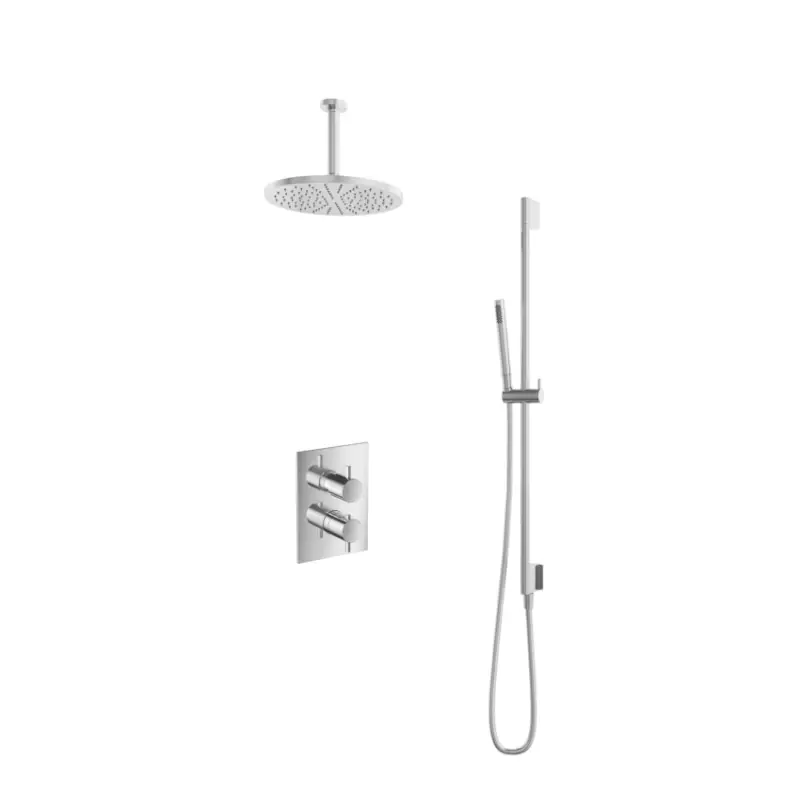IBS 2-weg-omstel 15cm plafondbuis 30cm hoofddouche glijstang IBS2ACR257 Alleen Vandaag
