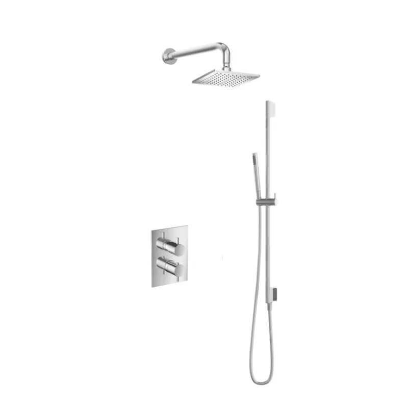 IBS 2-weg-omstel 20cm hoofddouche Vierkant glijstang Fabrieksprijs
