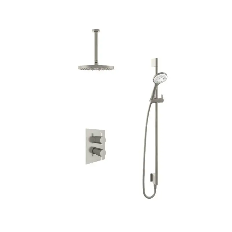 IBS 2-weg-omstel 3s. handdouche 30cm plafondb 25cm hoofddouche glijstang IBS2AGN1347 Uitverkoop