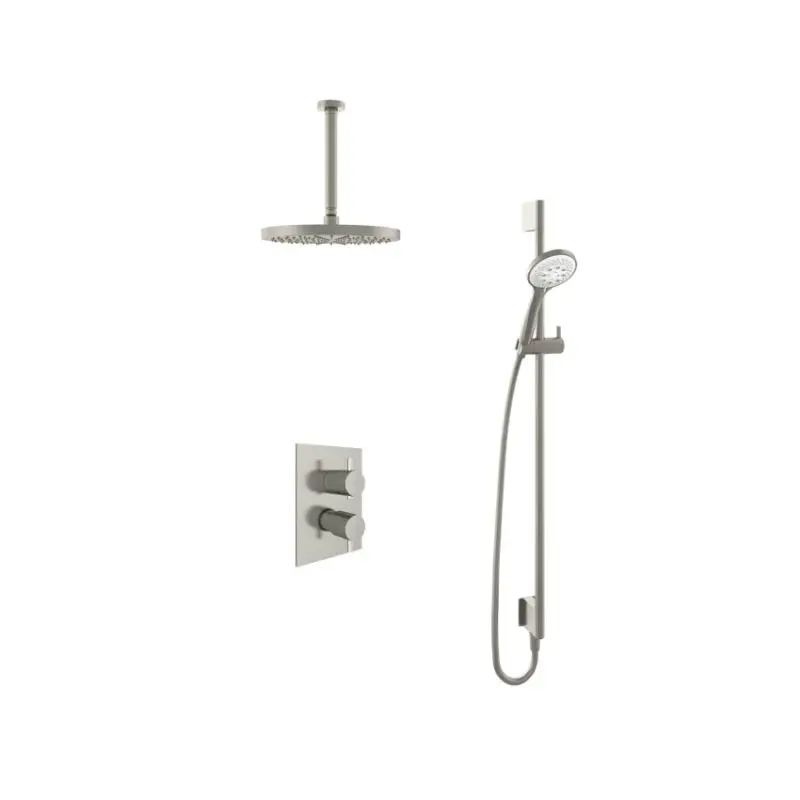Hoge Kwaliteit IBS 2-weg-omstel 3s. handdouche 30cm plafondb 30cm hoofddouche glijstang IBS2AGN1357