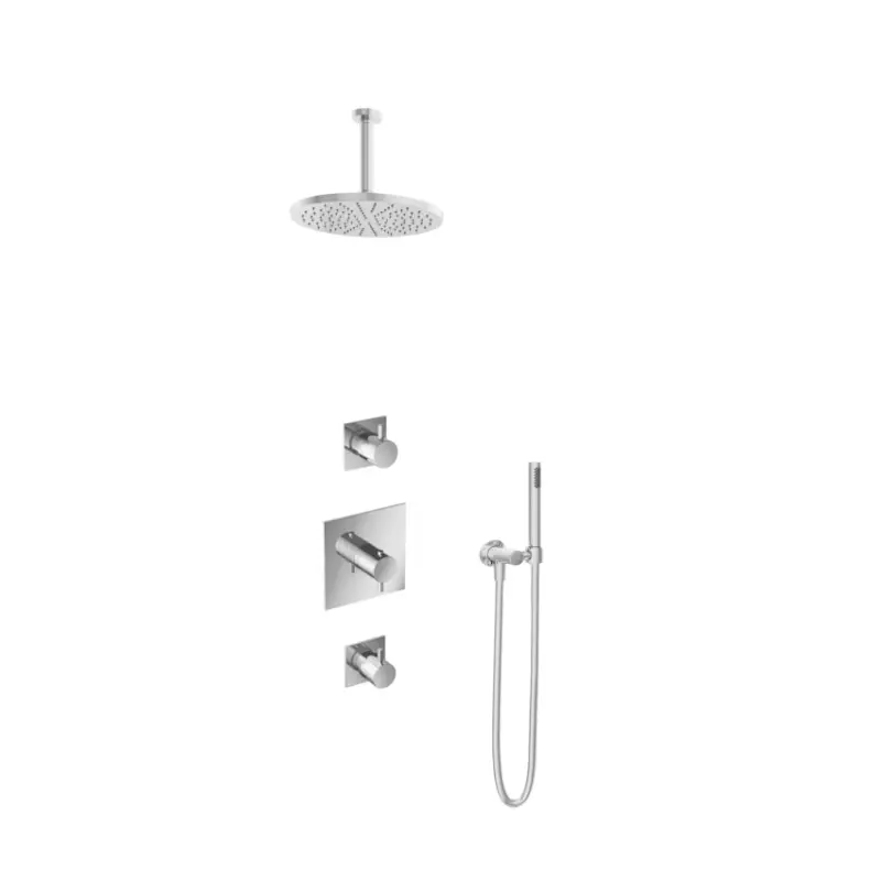 IBS 2 stopkranen 15cm plafondbuis 30cm hoofddouche IBS2CR25 Nu Kopen