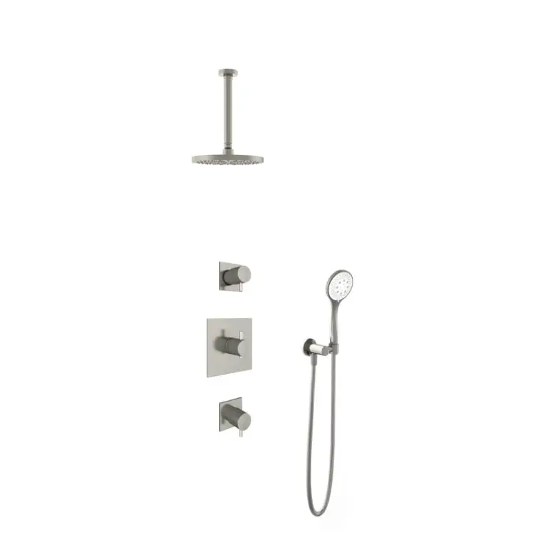 IBS 2 stopkranen 3s. handdouche 30cm plafondbuis IBS2GN13 Gereduceerde Prijs