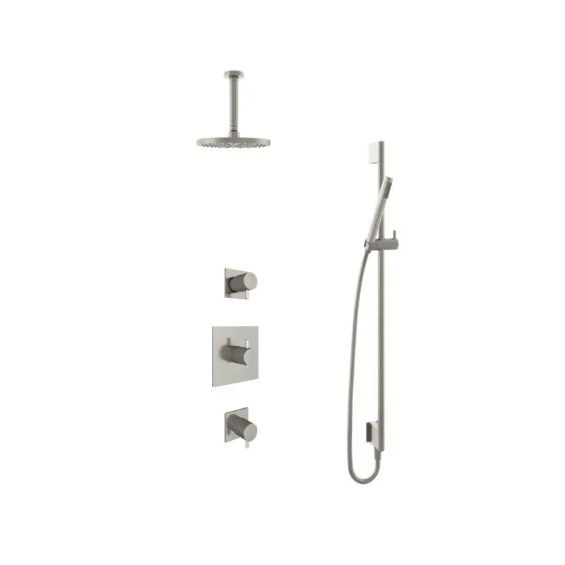 Nu Kopen IBS 2 stopkranen 15cm plafondbuis glijstang IBS2GN27