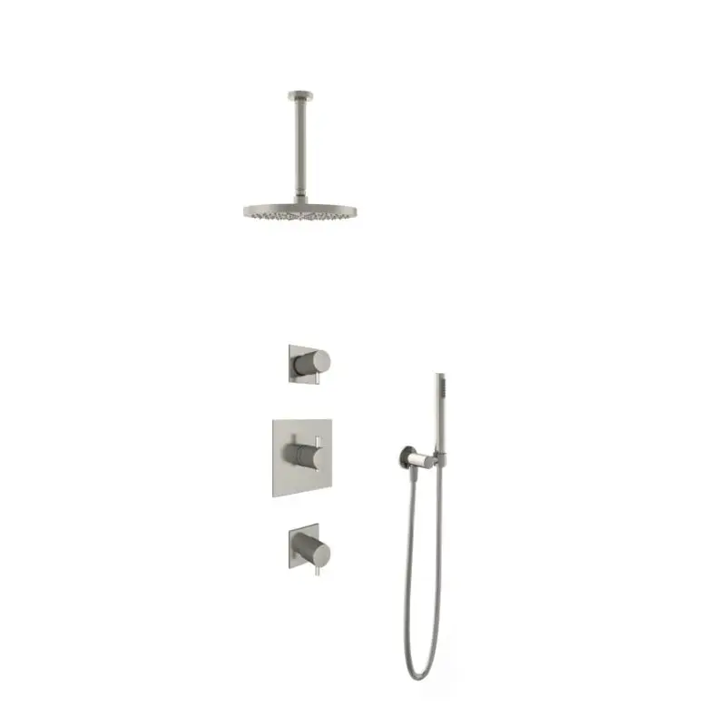 IBS 2 stopkranen 30cm plafondbuis 25cm hoofddouche IBS2GN34 Beperkt Aanbod