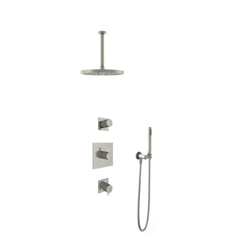Alleen Vandaag IBS 2 stopkranen 30cm plafondbuis 30cm hoofddouche IBS2GN35