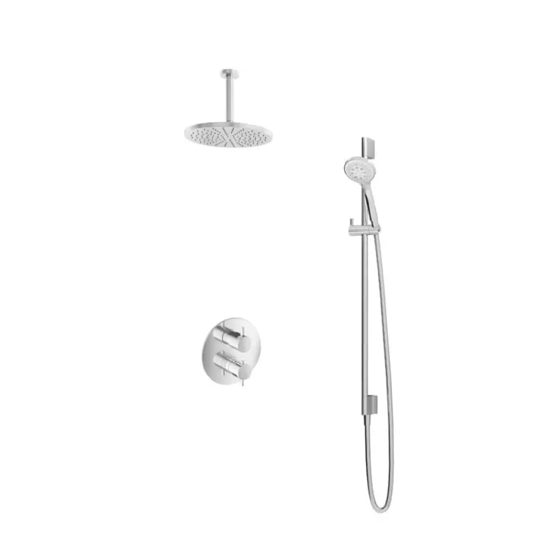 IBS 2-weg-omstel 3s. handdouche 15cm plafondb 25cm hoofddouche glijstang IBS2RACR1247 Finale Uitverkoop