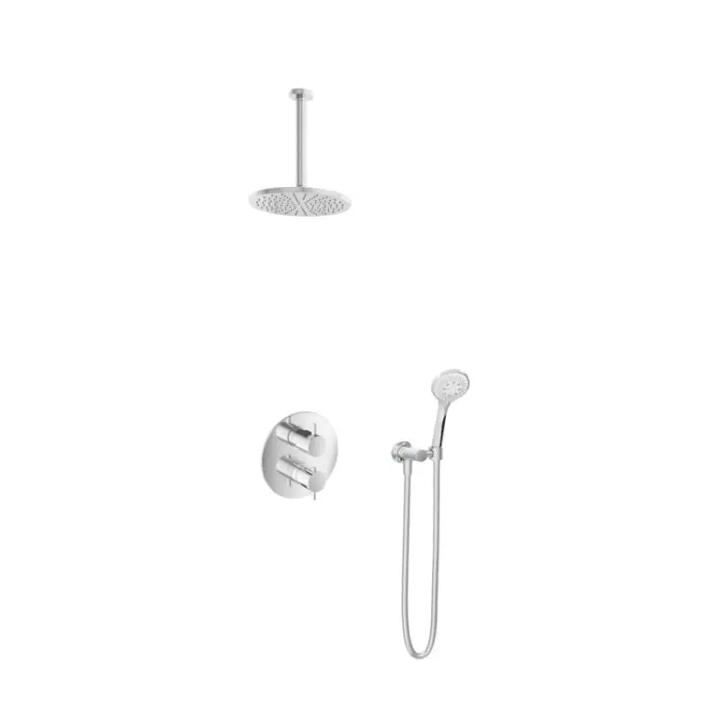Goedkoop IBS 2-weg-omstel 3s. handdouche 30cm plafondbuis IBS2RACR13