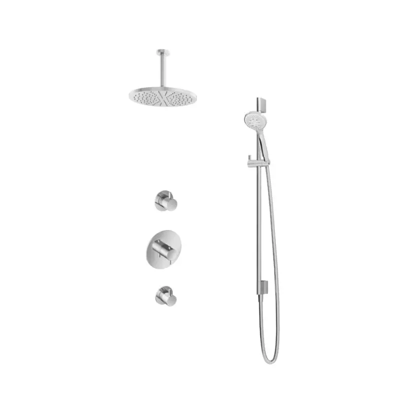 IBS 2 stopkranen 3s. handdouche 15cm plafondb 30cm hoofddouche glijstang IBS2RCR1257 Betaalbaar