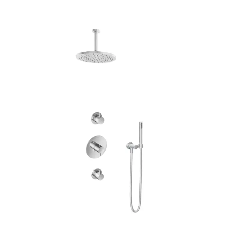 Betrouwbaar IBS 2 stopkranen 15cm plafondbuis 30cm hoofddouche IBS2RCR25