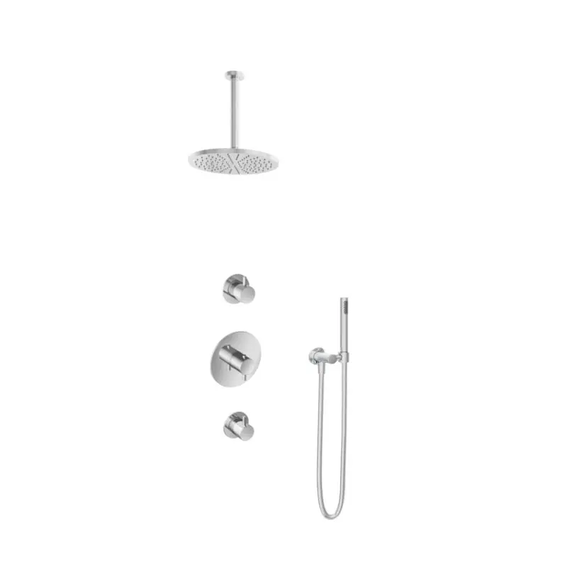 Veilige Betaling IBS 2 stopkranen 30cm plafondbuis 25cm hoofddouche IBS2RCR34