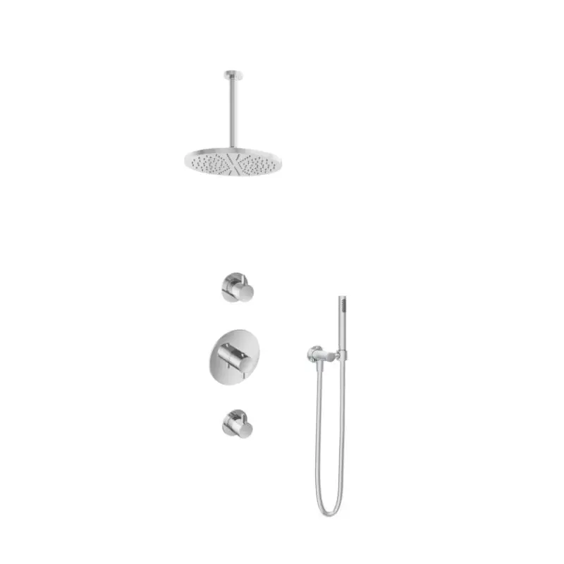 Dagaanbieding IBS 2 stopkranen 30cm plafondbuis 30cm hoofddouche IBS2RCR35