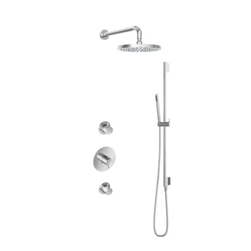 IBS 2 stopkranen 25cm hoofddouche glijstang IBS2RCR47 Snelle Levering