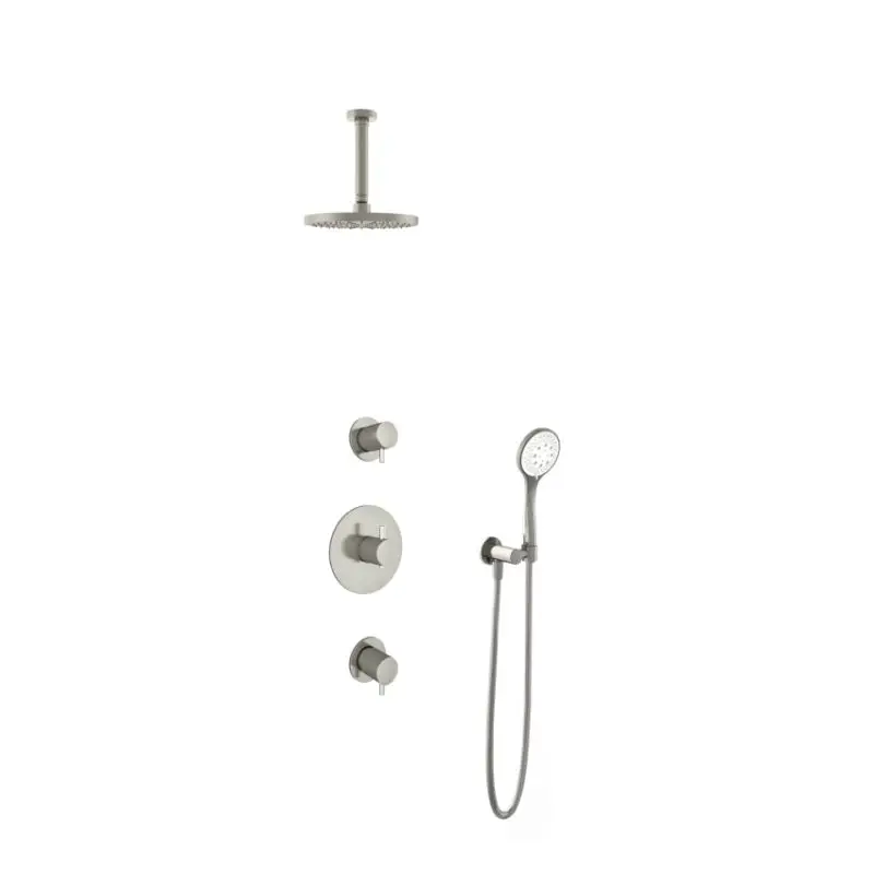 Veilige Betaling IBS 2 stopkranen 3s. handdouche 15cm plafondbuis IBS2RGN12