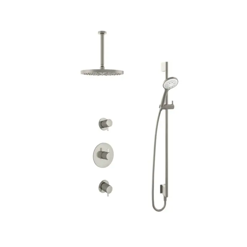 IBS 2 stopkranen 3s. handdouche 30cm plafondb 30cm hoofddouche glijstang IBS2RGN1357 Lage Prijs