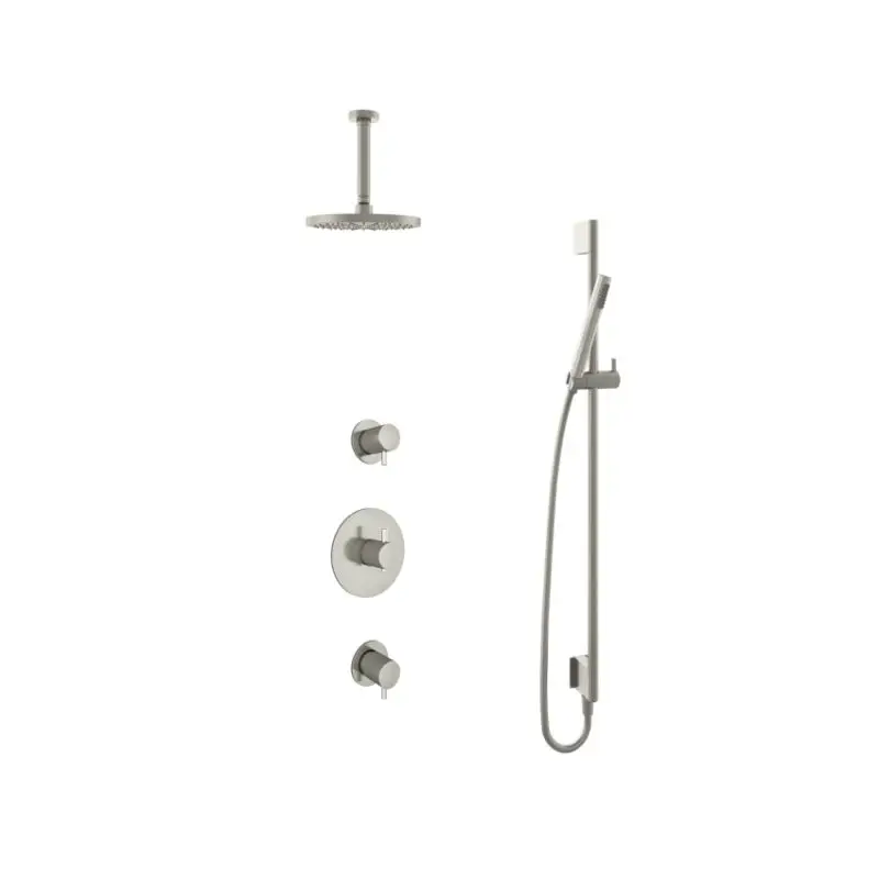 IBS 2 stopkranen 15cm plafondbuis glijstang IBS2RGN27 Gratis Retour